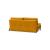 Cubed Deluxe Fabric Sofa Bed w/Dark Wood Legs, Queen Size