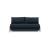 Cubed Deluxe Fabric Sofa Bed w/Dark Wood Legs, Queen Size