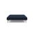 Cubed Deluxe Fabric Sofa Bed w/Dark Wood Legs, Queen Size