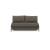Cubed Deluxe Fabric Sofa Bed w/Dark Wood Legs, Full Size