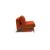 Cubed Deluxe Fabric Sofa Bed w/Dark Wood Legs, Full Size