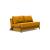 Cubed Deluxe Fabric Sofa Bed w/Dark Wood Legs, Full Size