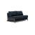 Cubed Deluxe Fabric Sofa Bed w/Dark Wood Legs, Full Size
