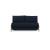 Cubed Deluxe Fabric Sofa Bed w/Dark Wood Legs, Full Size