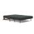 Cubed Deluxe Fabric Sofa Bed w/Dark Wood Legs, Full Size