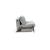 Cubed Deluxe Fabric Sofa Bed w/Dark Wood Legs, Full Size