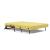 Cubed Deluxe Fabric Sofa Bed w/Dark Wood Legs, Full Size