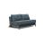 Cubed Deluxe Fabric Sofa Bed w/Dark Wood Legs, Full Size