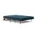 Cubed Deluxe Fabric Sofa Bed w/Dark Wood Legs, Full Size