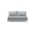 Cubed Deluxe Fabric Sofa Bed w/Dark Wood Legs, Full Size
