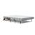 Cubed Deluxe Fabric Sofa Bed w/Dark Wood Legs, Full Size