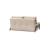 Cubed Deluxe Fabric Sofa Bed w/Dark Wood Legs, Full Size