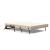 Cubed Deluxe Fabric Sofa Bed w/Dark Wood Legs, Full Size