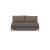 Cubed Deluxe Fabric Sofa Bed w/Dark Wood Legs, Full Size