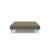 Cubed Deluxe Fabric Sofa Bed w/Dark Wood Legs, Full Size