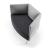 Cumulus Lounge Armchair, 1 Tier Backrest