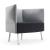 Cumulus Lounge Armchair, 1 Tier Backrest