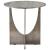 Op Art Stone/Metal End Table