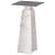 Figuration Aluminum/Marble Square Side Table