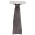 Figuration Marble/Aluminum Square Side Table