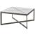 Abstraction Marble/Aluminum Sqaure Coffee Table