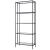 Industrial Etagere Steel/Glass Shelf