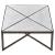 Abstraction Marble/Aluminum Sqaure Coffee Table