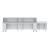 Tera Straight Customizable Reception Desk w/Metal Legs