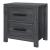 Cypress 2-Drawer Wood Nightstand