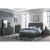 Cypress Wood Platform Bed w/LED