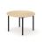 Optima Round Melamine 4-Person Meeting Table w/Metal Frame