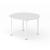 Optima Round Melamine 4-Person Meeting Table w/Metal Frame