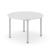 Optima Round Melamine 4-Person Meeting Table w/Metal Frame