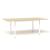 Optima Rectangular Melamine 6-Person Meeting Table w/Metal Frame