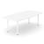 Optima Meeting Melamine Table w/Metal Frame for 8 Persons