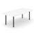Optima Meeting Melamine Table w/Metal Frame for 8 Persons