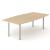 Optima Meeting Melamine Table w/Metal Frame for 8 Persons
