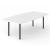 Optima Meeting Melamine Table w/Metal Frame for 8 Persons