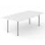 Optima Meeting Melamine Table w/Metal Frame for 8 Persons