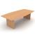 Optima Meeting Melamine Table w/Modesty Panel for 8 Persons