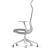 D-Chair Executive Swivel Adjustable Office Chair w/Grey Frame & Base