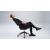 D-Chair Executive Swivel Adjustable Office Chair w/Black Frame & Base