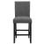 D40011 Faux Marble Round Bar Set with D1622 Barstools
