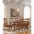 Berringer Upholstered Dining Side Chair | Rustic Brown Wood