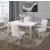 D2022 Marble/Wood Rectangular Dining Table