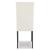 Kimonte Faux Leather Dining Side Chair | Ivory & Espresso