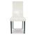 Kimonte Faux Leather Dining Side Chair | Ivory & Espresso