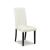 Kimonte Faux Leather Dining Side Chair | Ivory & Espresso