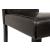 Kimonte Modern Faux Leather Dining Side Chair | Espresso Finish