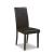 Kimonte Modern Faux Leather Dining Side Chair | Espresso Finish